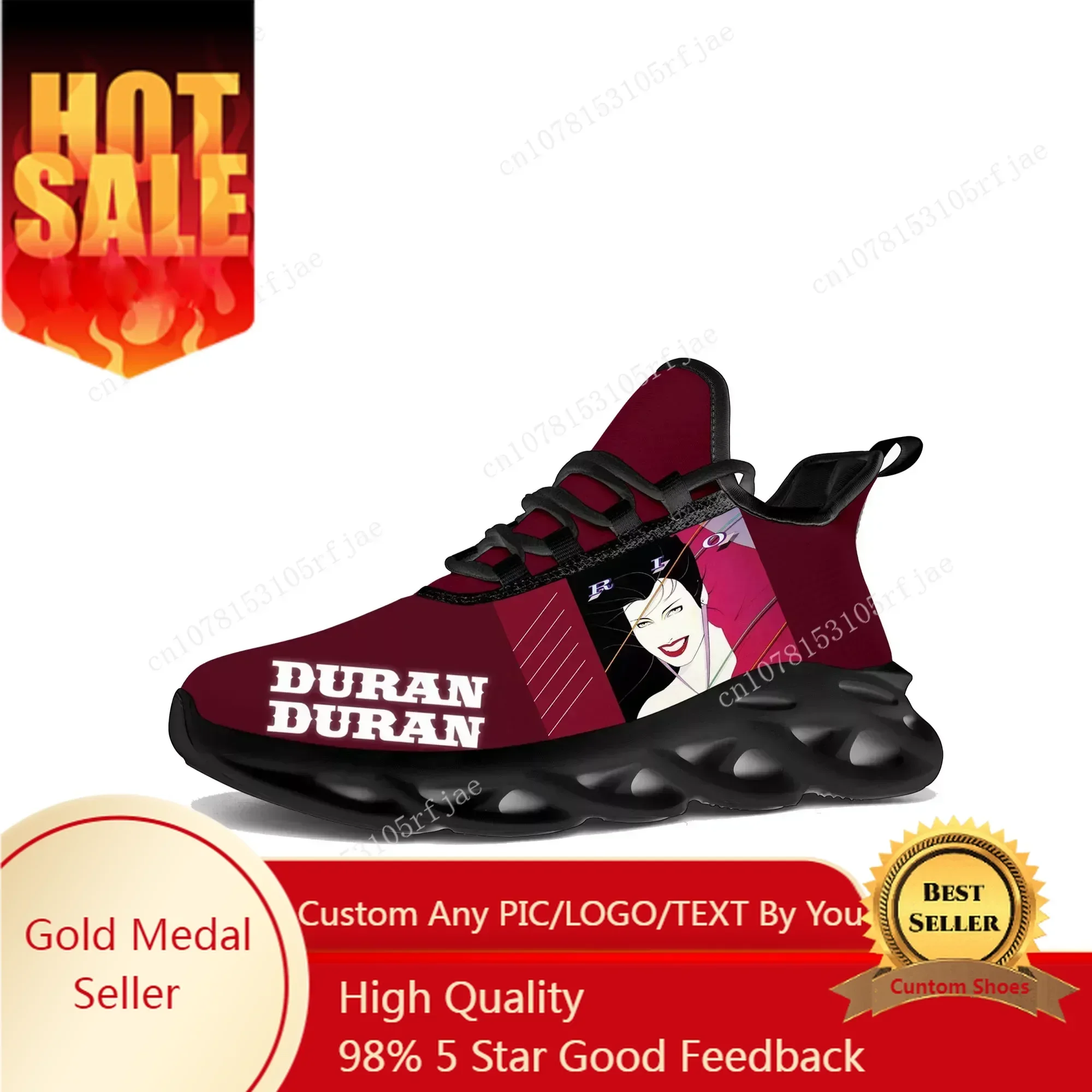 Mesh Sneaker Women - Duran Duran Flats Sneakers Mens Womens