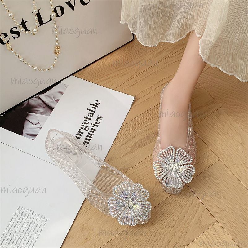 New Crystal Jelly Shoes Sparkl - огляд і ціна Jelly Sandal Women
