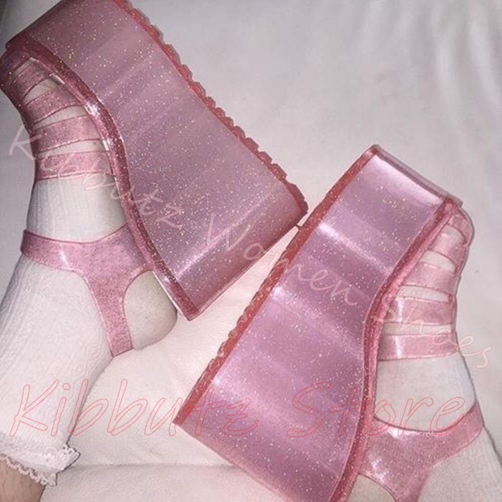 Platform Glitter Jelly Sandals - огляд і ціна Jelly Sandal Women