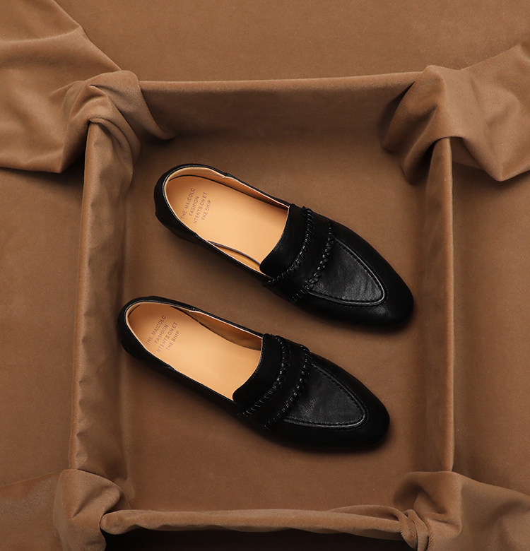 SHOEBOX Retro soft sheepskin o - огляд і ціна Women'S Shoes Peep Toe