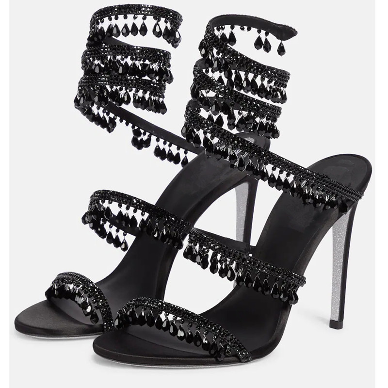 Sexy Green Crystal Fringe Stil - огляд і ціна Women'S Shoes Peep Toe