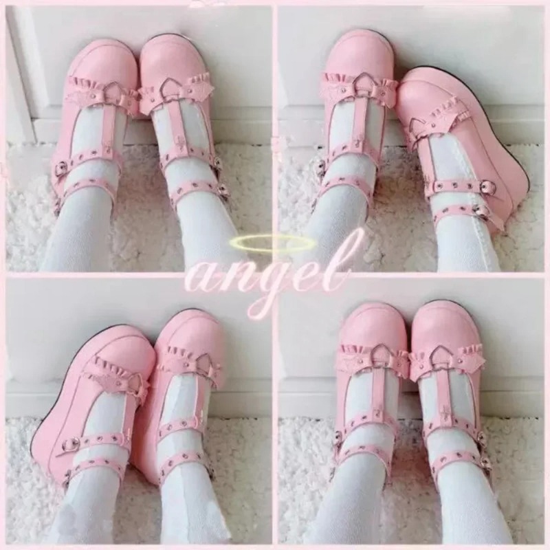 New Sweet Heart Buckle Wedges  - огляд і ціна Women'S Shoes Large