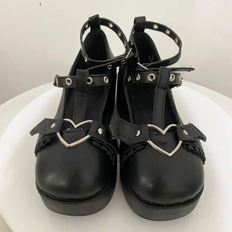 New Sweet Heart Buckle Wedges  - огляд і ціна Women'S Shoes Large