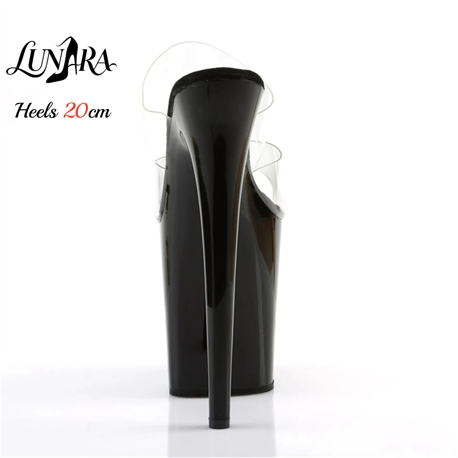 20cm Clear PVC Strappy Ultra H - огляд і ціна Clear Strap Heel