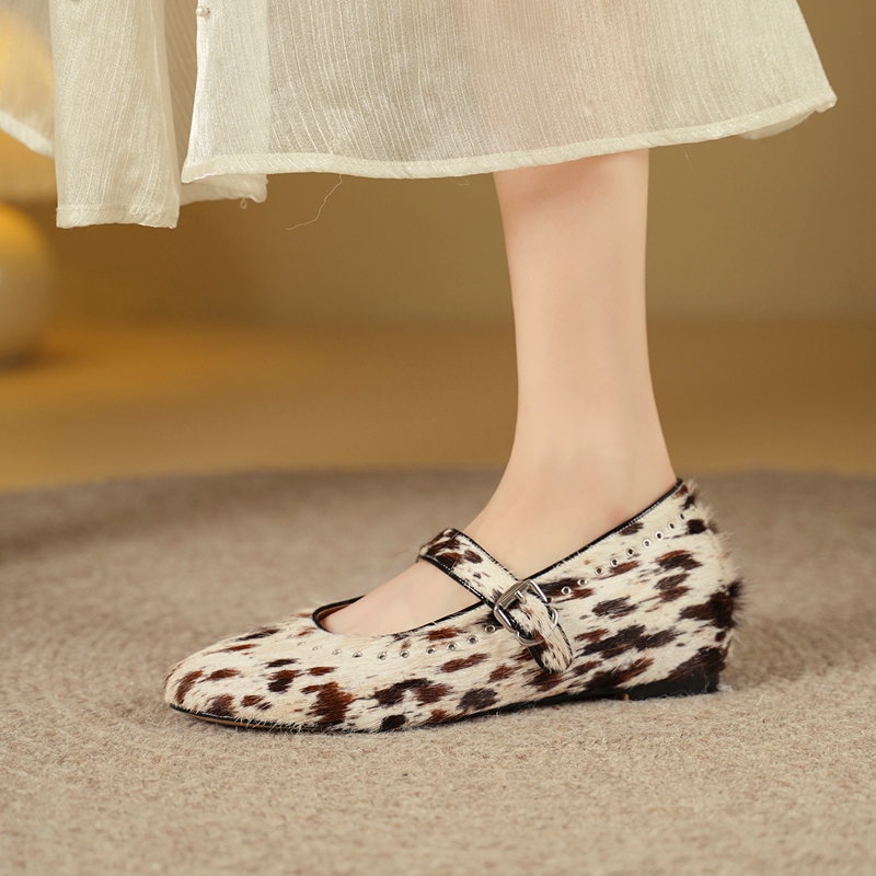 Hot Sale Leopard Horsehair Aut - огляд і ціна Women Shoes Mk