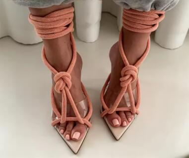 Beige White Black Clear PVC Ro - огляд і ціна Clear Strap Heel