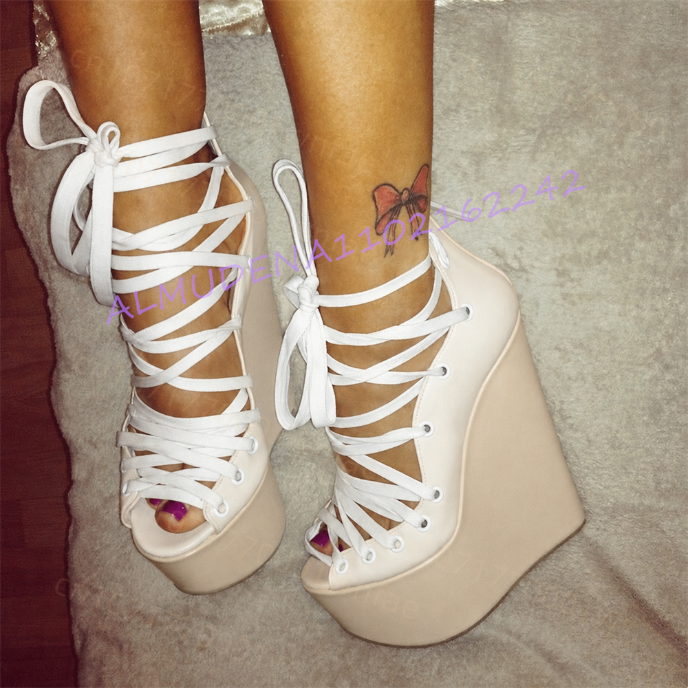 Women Pink Platform Wedge Sand - огляд і ціна Women Shoes Us To Eu