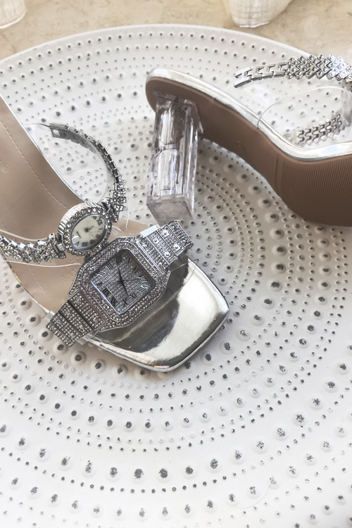 Original design Crystal watch  - огляд і ціна Clear Strap Heel