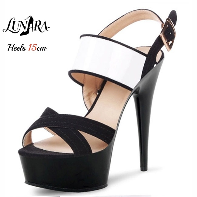 15cm/6Inch Clear Platform Stil - огляд і ціна Clear Strap Heel