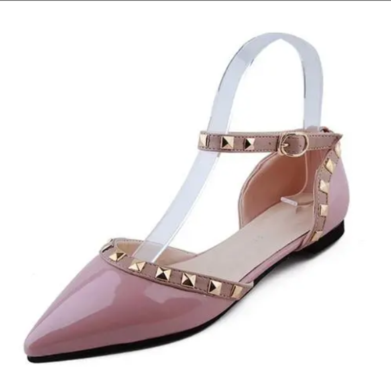 Women Rivets Flats Shoes Size  - огляд і ціна Women'S Shoes X Wide