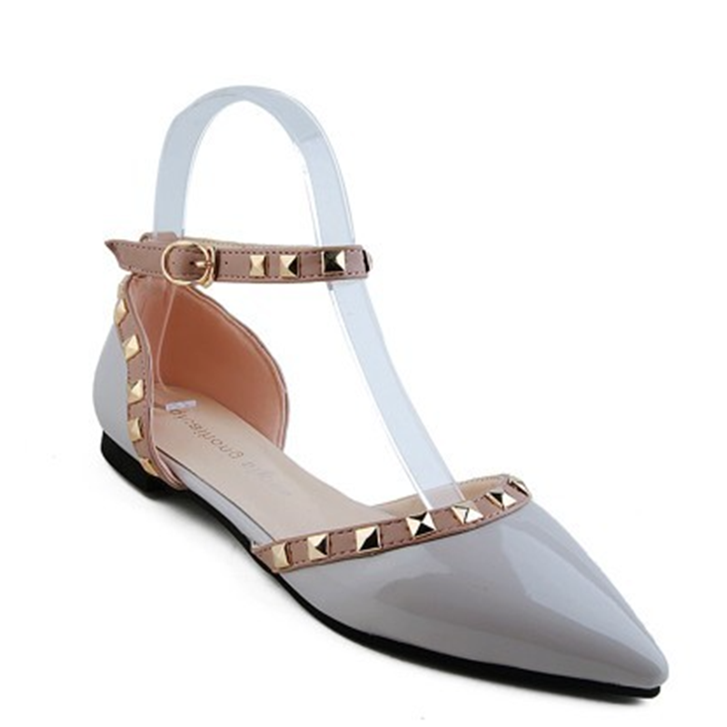 Women Rivets Flats Shoes Size  - огляд і ціна Women'S Shoes X Wide