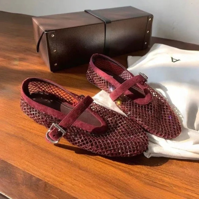 Hollow Rhinestone Baotou Sanda - огляд і ціна Women'S Shoes Large