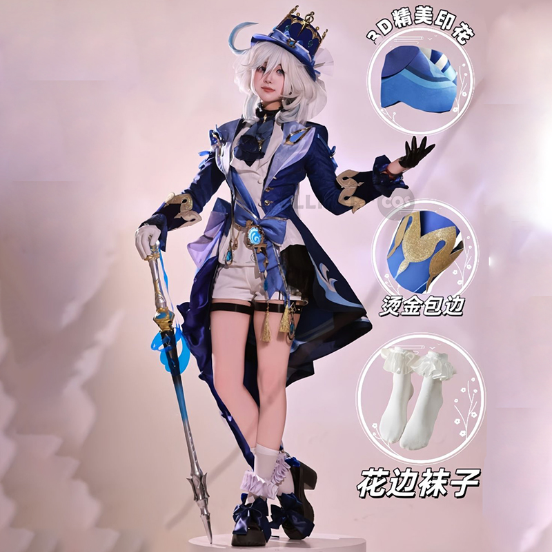 Furina Cosplay Costume Wig Hai - огляд і ціна Women'S Shoes Zone