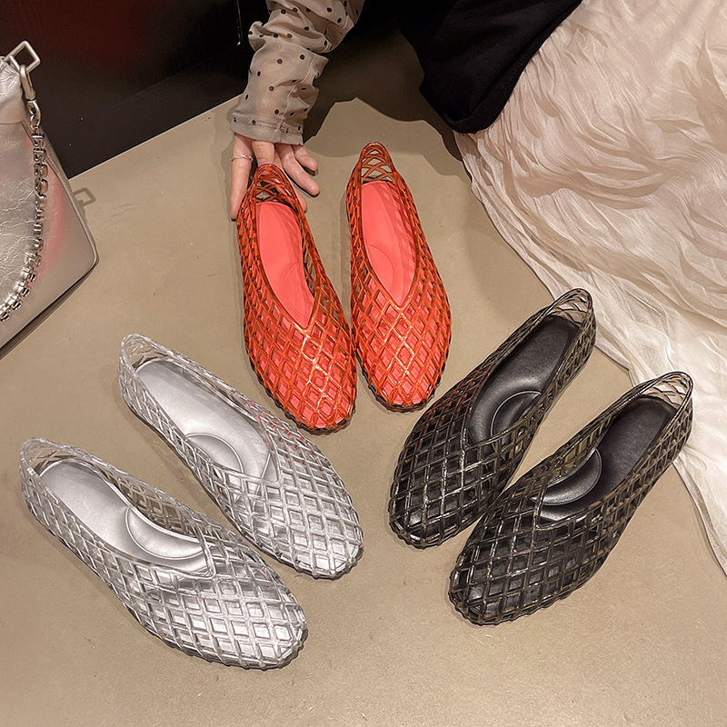 New V-mouth Crystal Jelly Shoe - огляд і ціна Jelly Sandal Women