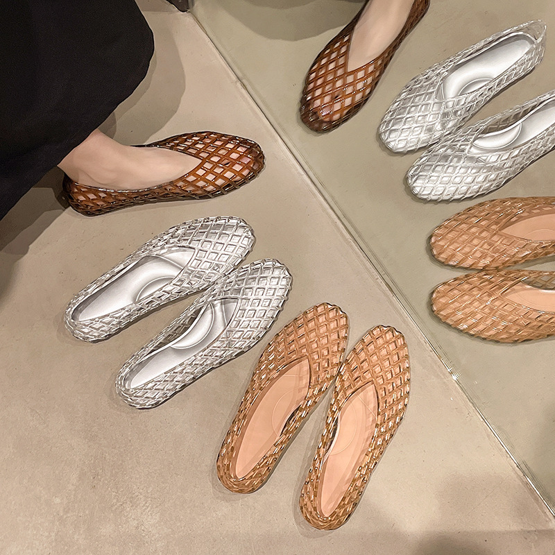New V-mouth Crystal Jelly Shoe - огляд і ціна Jelly Sandal Women