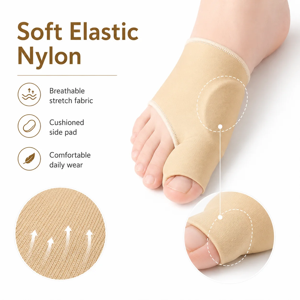 Big Toe Separator Sleeve Bunio - огляд і ціна Women'S Shoes For Bunions
