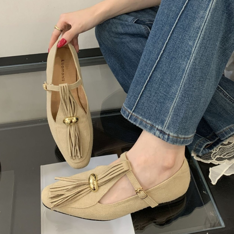 Faux Suede T-Type Flats Women  - огляд і ціна Women Shoes Types